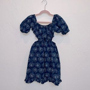 Zara girls cute cutout dress size 7